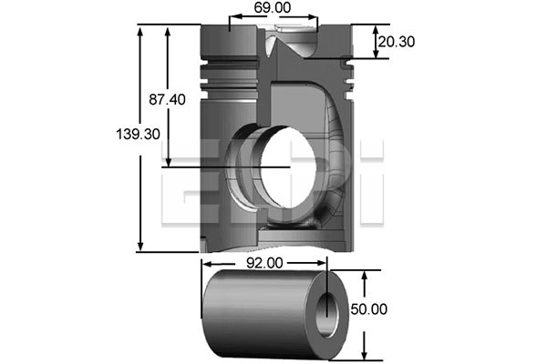 Piston LP181 3315 STD ELPI
